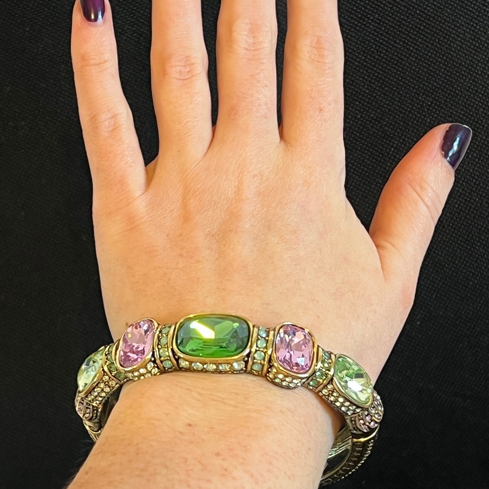 HEIDI DAUS Bracelet Swarovski Crystal Bracelet Slip On - Classic ~Gorgeous!